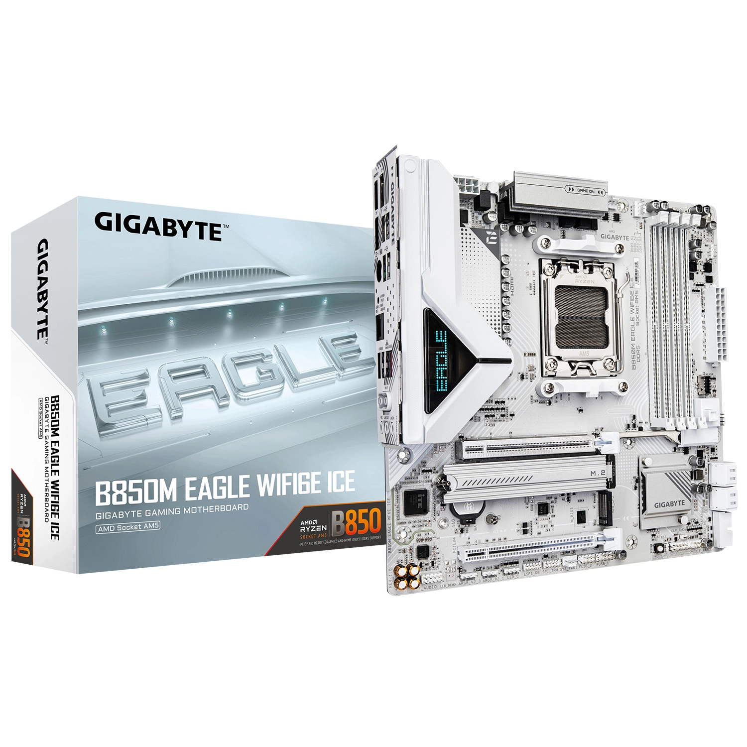 Płyta główna Gigabyte B850M EAGLE WF6E ICE