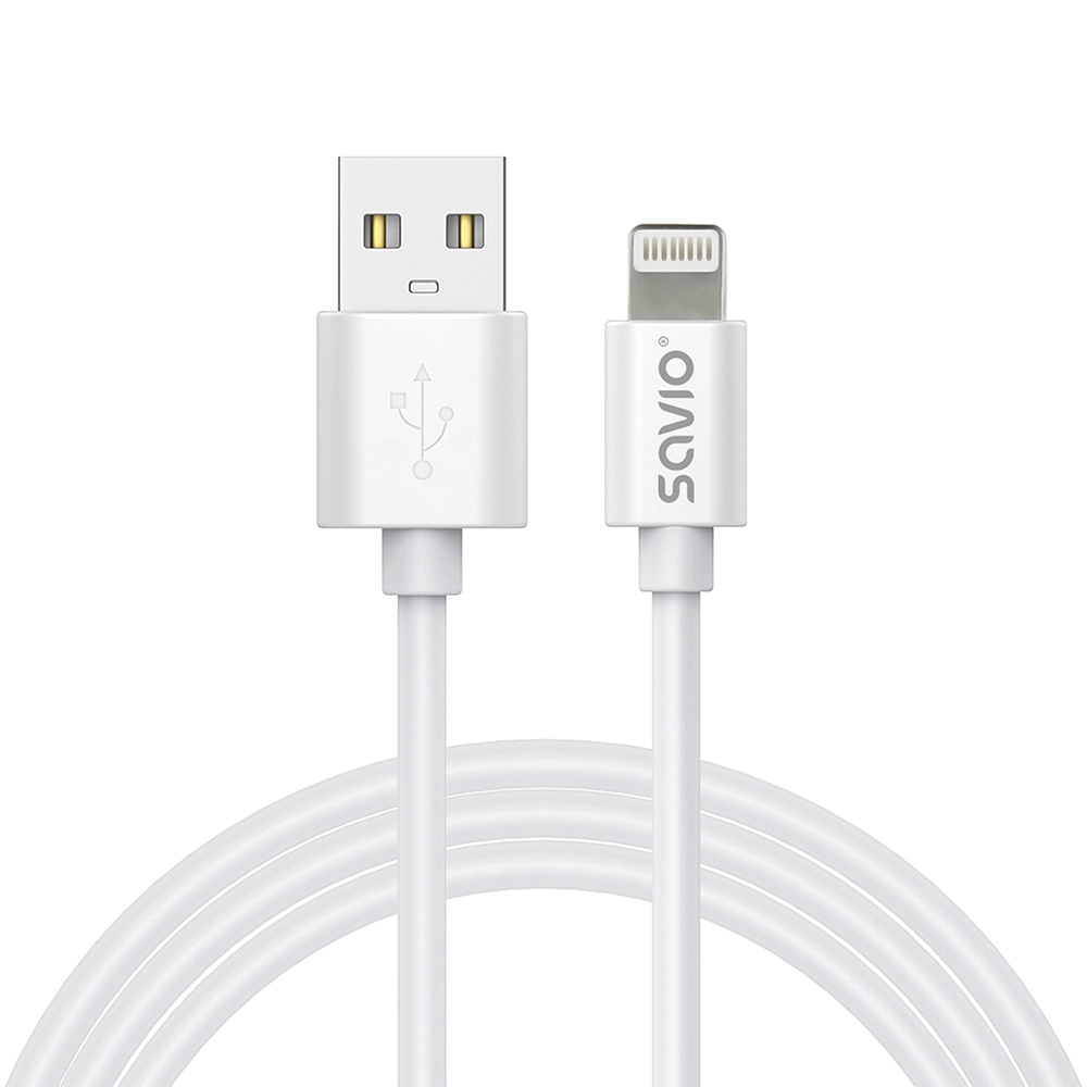 Kabel Savio CL-192 USB-A - Lightning 1m Biały
