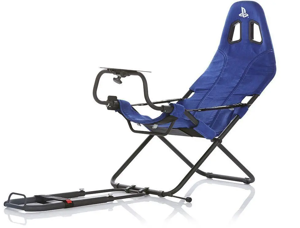Fotel Playseat® Challenge PlayStation Wyścigowy do 125kg Niebieski