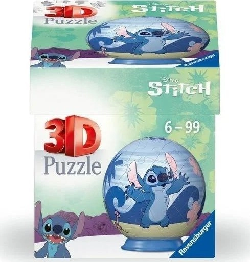 Puzzle 3D Kula Stitch 54 elementy