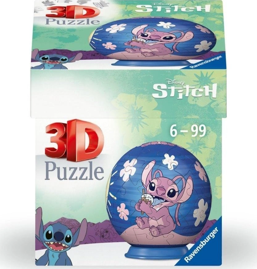 Puzzle 3D Kula Stitch 54 elementy
