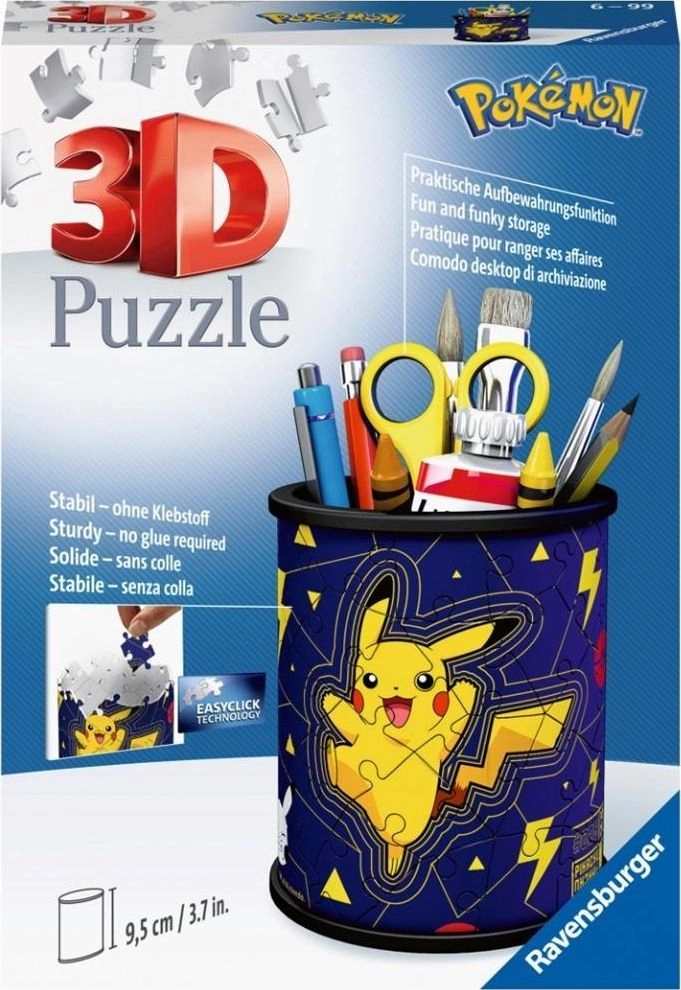 Puzzle 3D Przybornik Pikachu 54 elementy