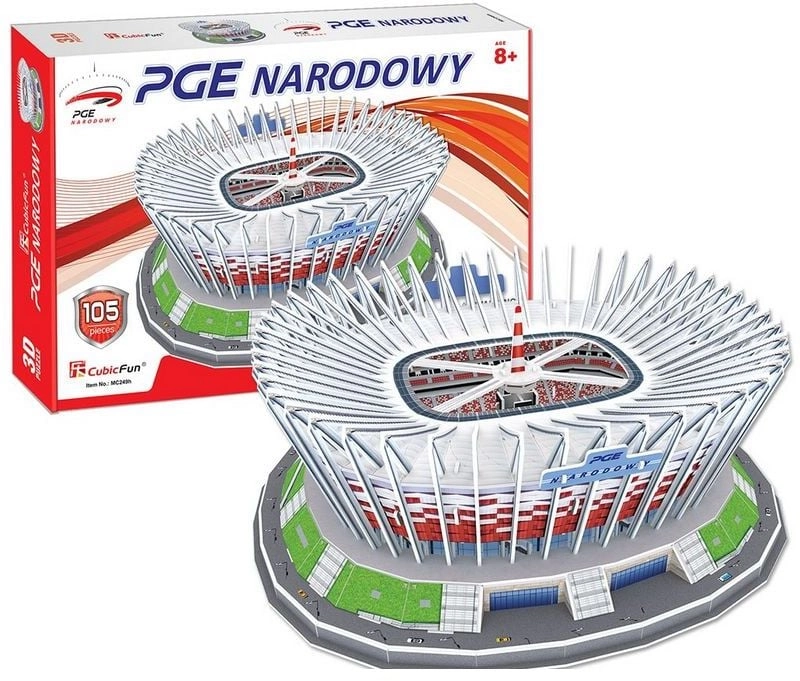 Puzzle 3D Stadion PGE Narodowy 105 elementów