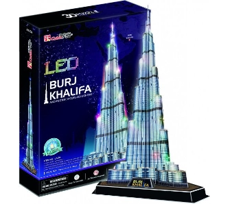Puzzle 3D Burj Khalifa 136 elementów