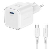Swissten 22070220 1x USB-C 35W Power Delivery Biały