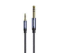 USAMS SJ539YP01 Jack 3,5mm - 6,35m 1.2m Czarny
