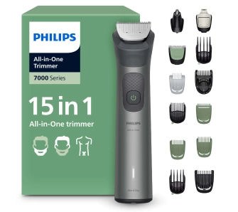 Trymer Philips Seria 7000 MG7935/15 12 nasadek 120min
