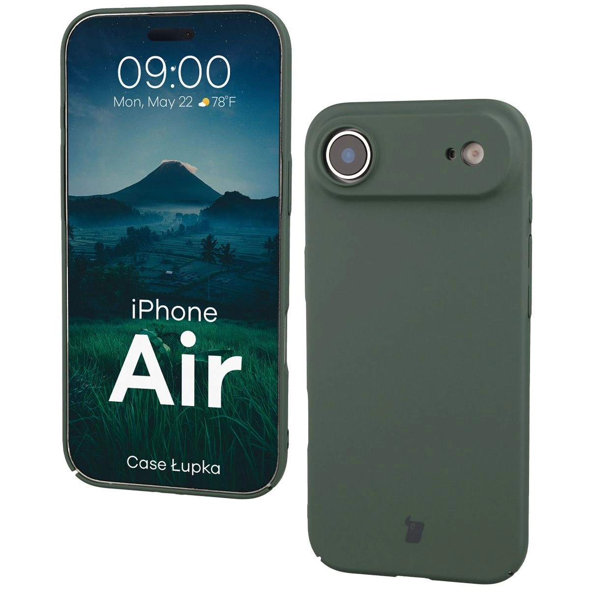 Etui Bizon Łupka do Apple iPhone Air Zielony