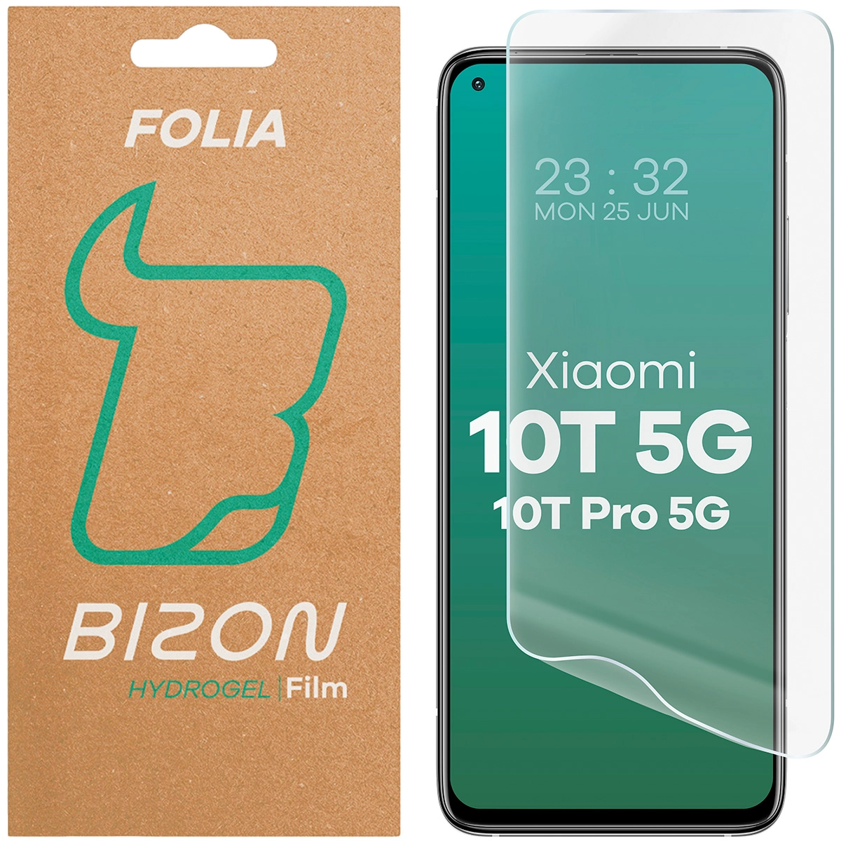 Folia hydrożelowa Bizon na ekran Hydrogel Front do Xiaomi Mi 10T / 10T Pro 1 sztuka