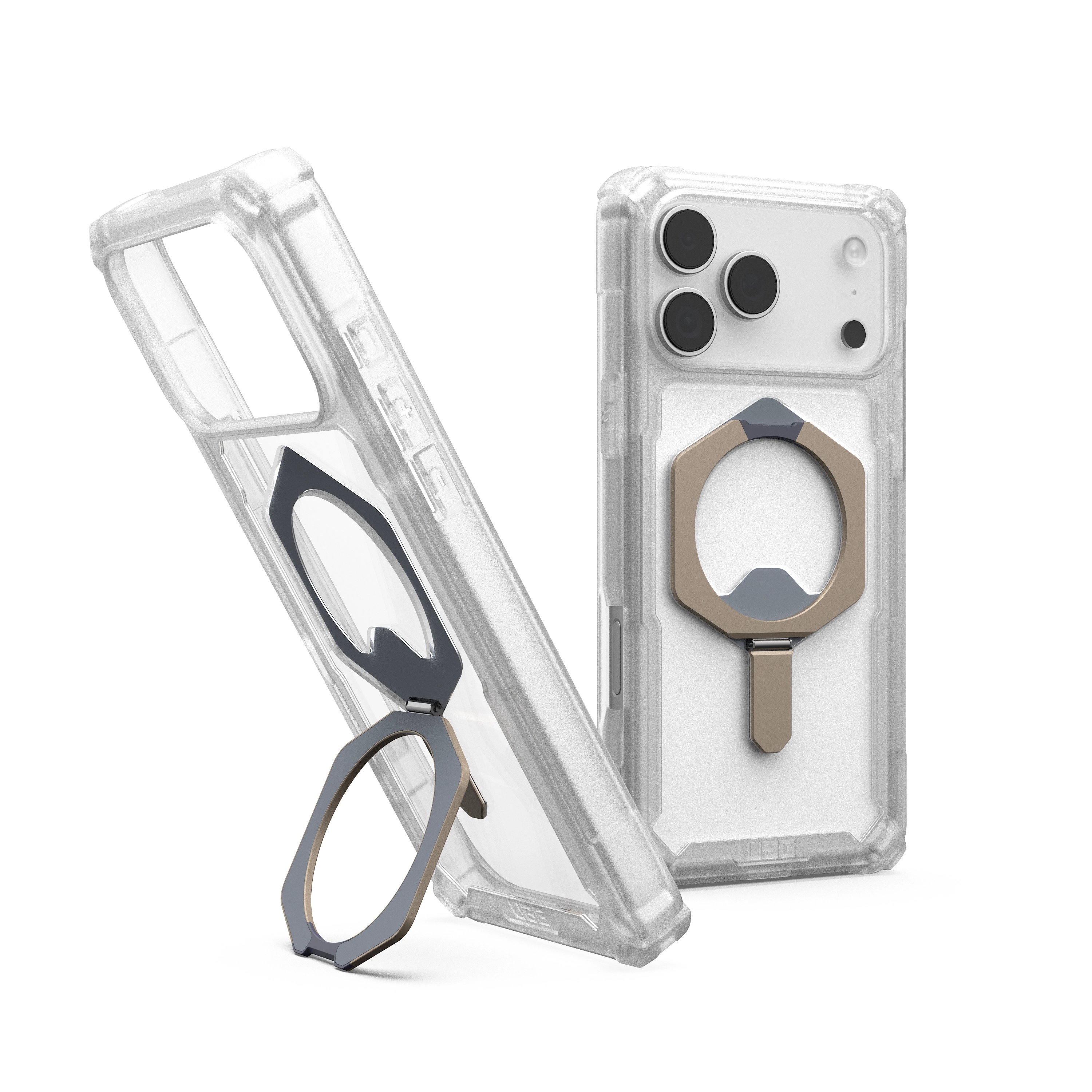 Etui UAG Plasma XTE z MagSafe do iPhone 17 Pro Max Clear Titanium