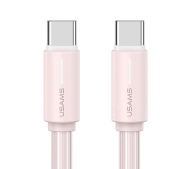 USAMS YU Series USB-C do USB-C 1m Różowy