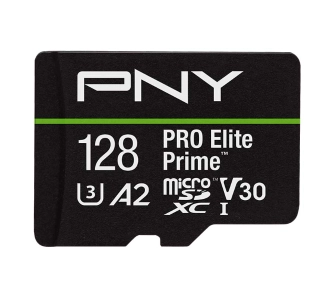 Karta pamięci PNY PRO Elite Prime microSDXC 128GB 200/150 MB/s Class 10 U3 V30 A2