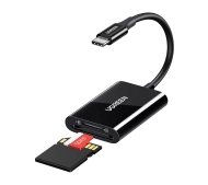 UGREEN CM265 2w1 SD Card, microSD, SDHC, SDXC Czarny