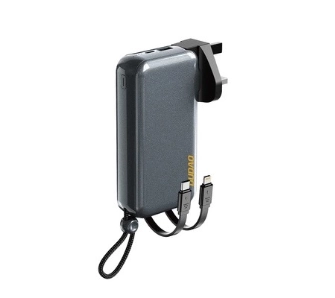 Powerbank Dudao K25 2w1 10000mAh 20W Szary