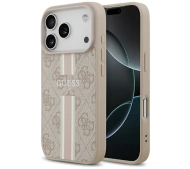 Guess 4G Printed Stripes MagSafe do iPhone 17 Pro Różowy