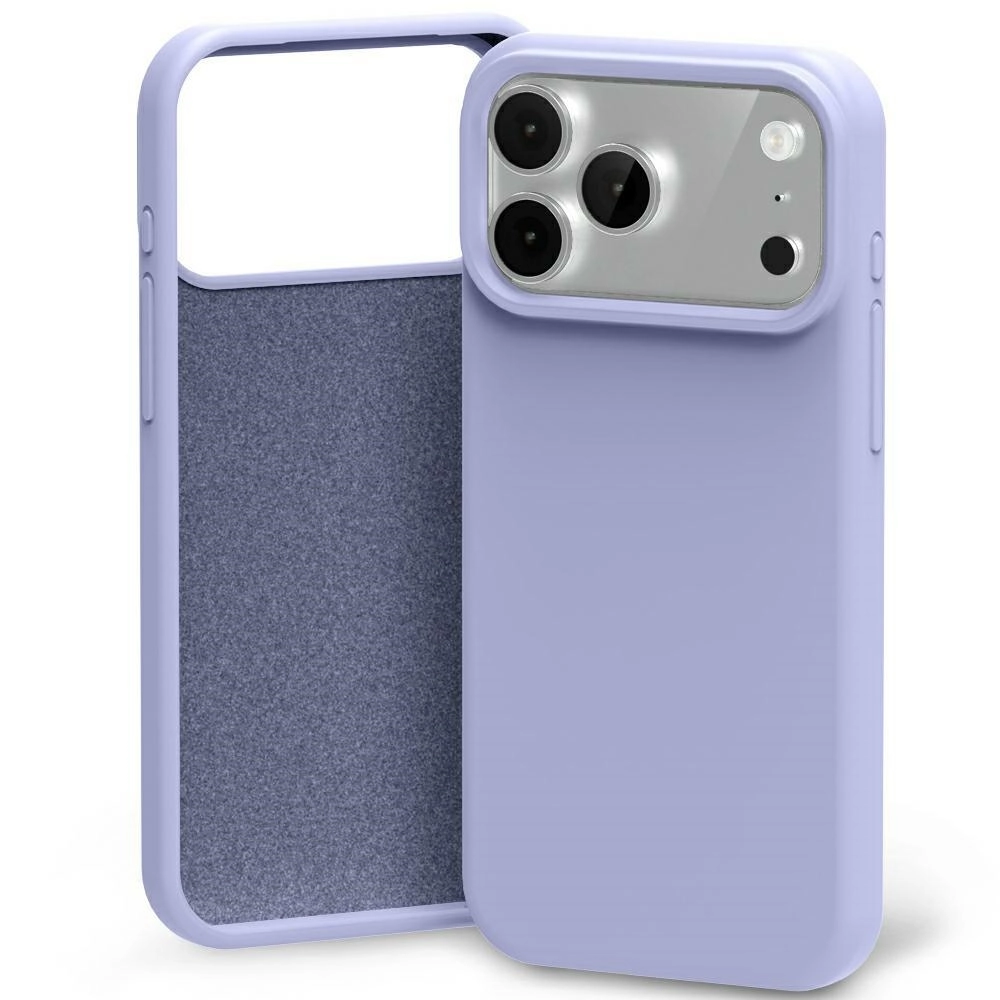 Etui Mercury Silicone do iPhone 17 Pro lawendowa szarość