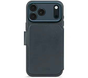 Etui Decoded Leather Detachable Wallet MagSafe do iPhone 17 Pro Max Granatowy