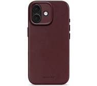 Decoded Leather Backover MagSafe do iPhone 17 Bordowy