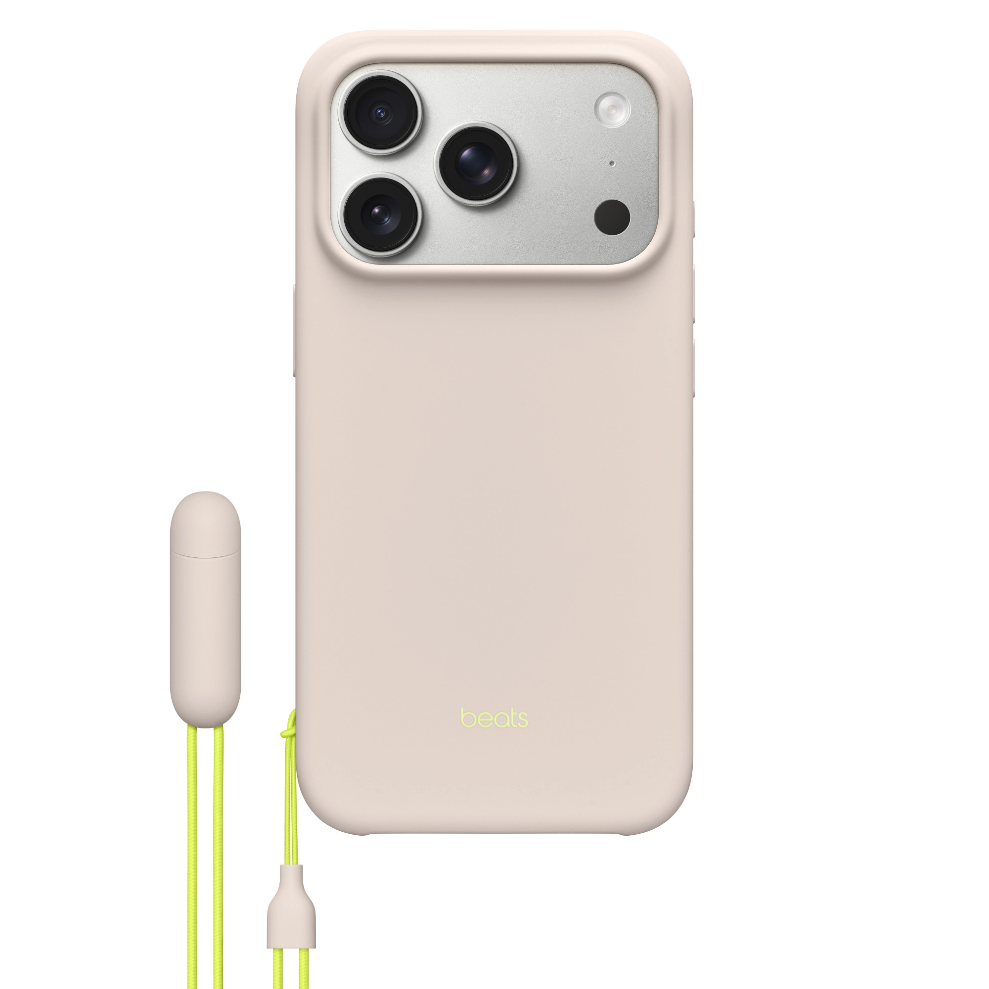 Beats Kickstand Case z MagSafe i panelem Sterowanie aparatem do iPhone 17 Pro Boksytowy beżowy