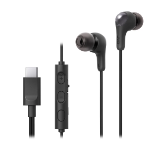 Słuchawki przewodowe JVC HA-FR9UCBU-BK Dokanałowe Czarny