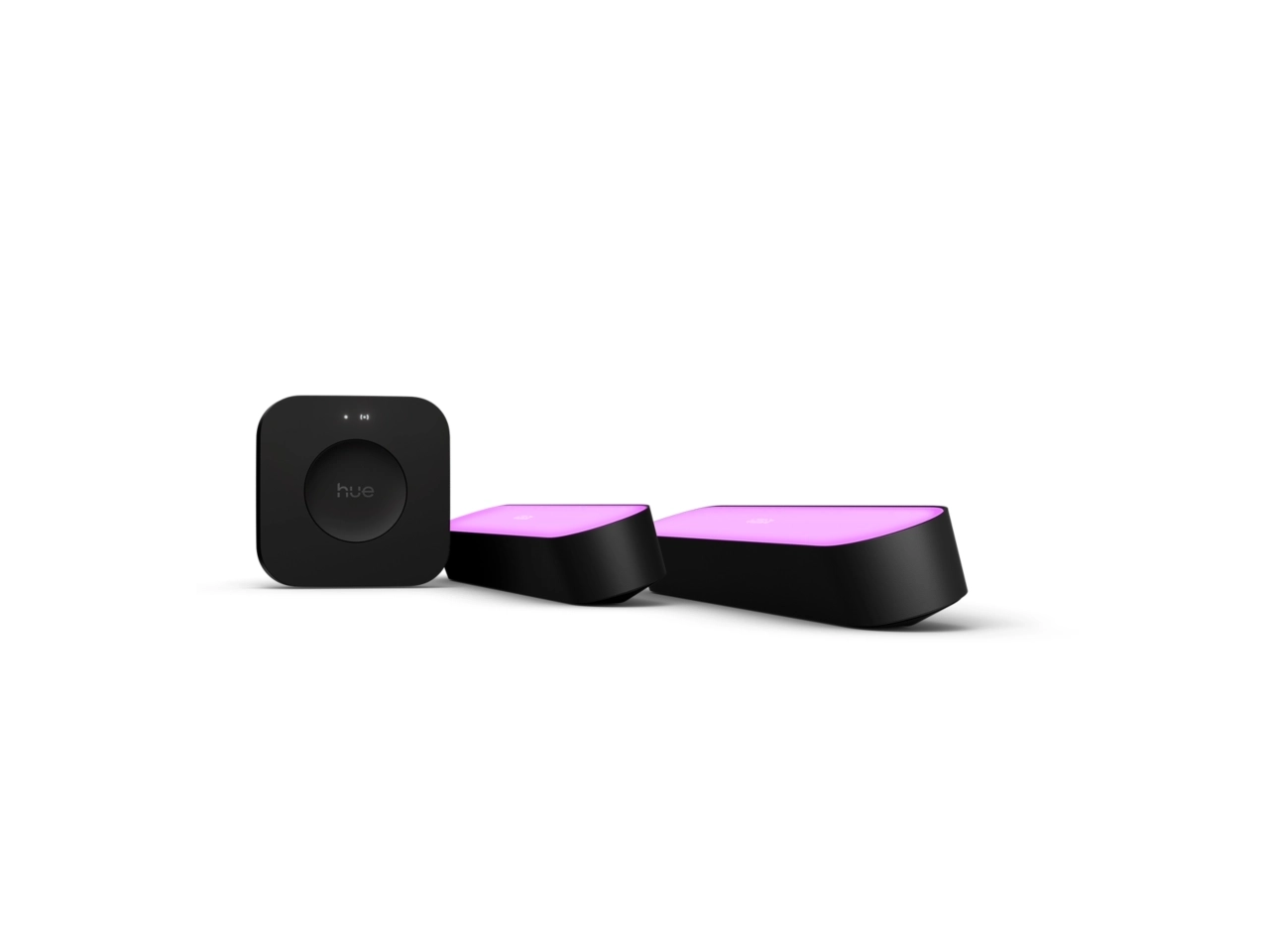 Philips Hue White and Color Ambiance Zestaw startowy: 2 podłużne lampy Play light bar + Bridge Pro Czarny