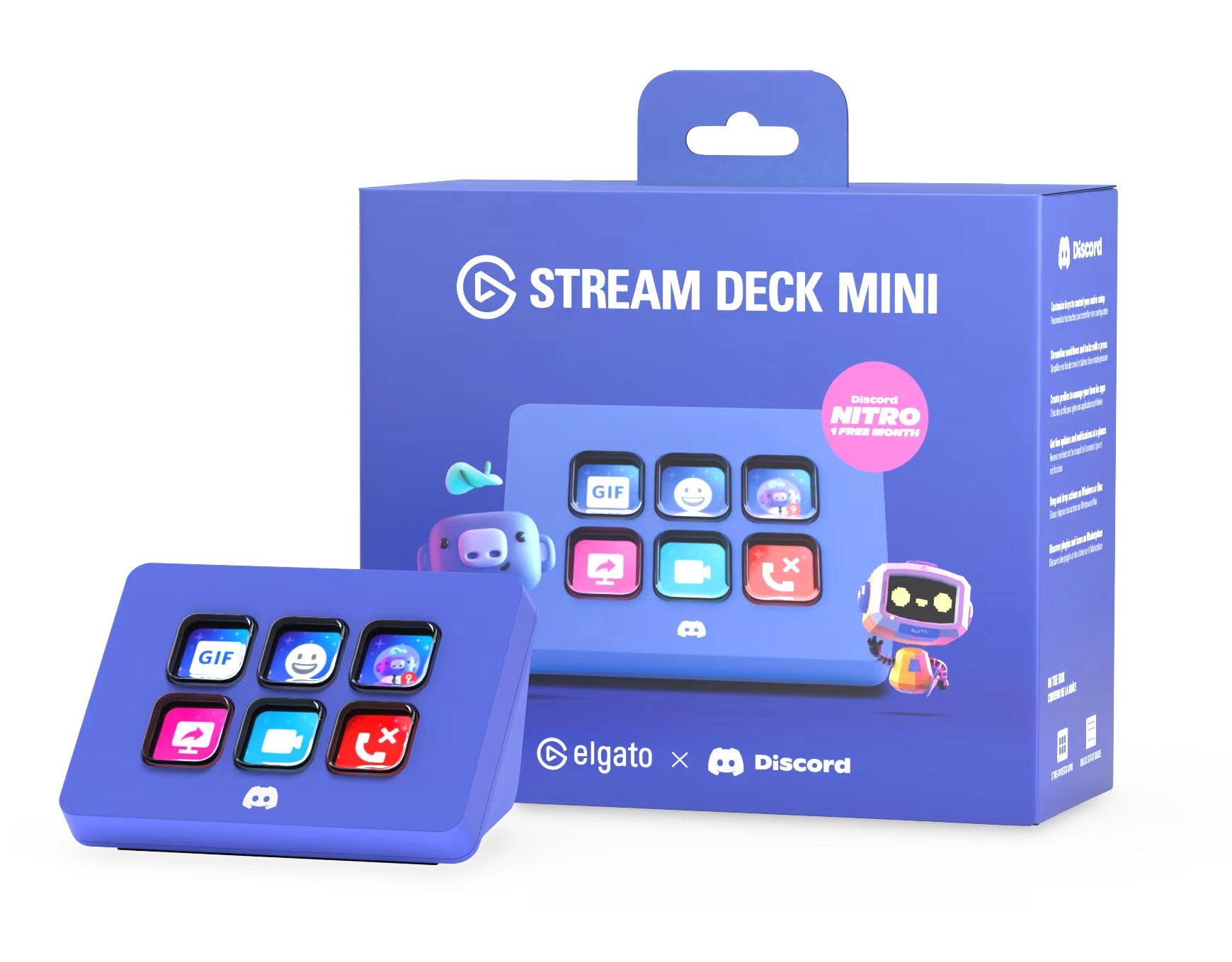 Kontroler Elgato Stream Deck Mini Discord Edition