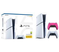 Sony PlayStation 5 Slim E Chassis (PS5) 1TB z napędem + Dodatkowy Pad Różowy