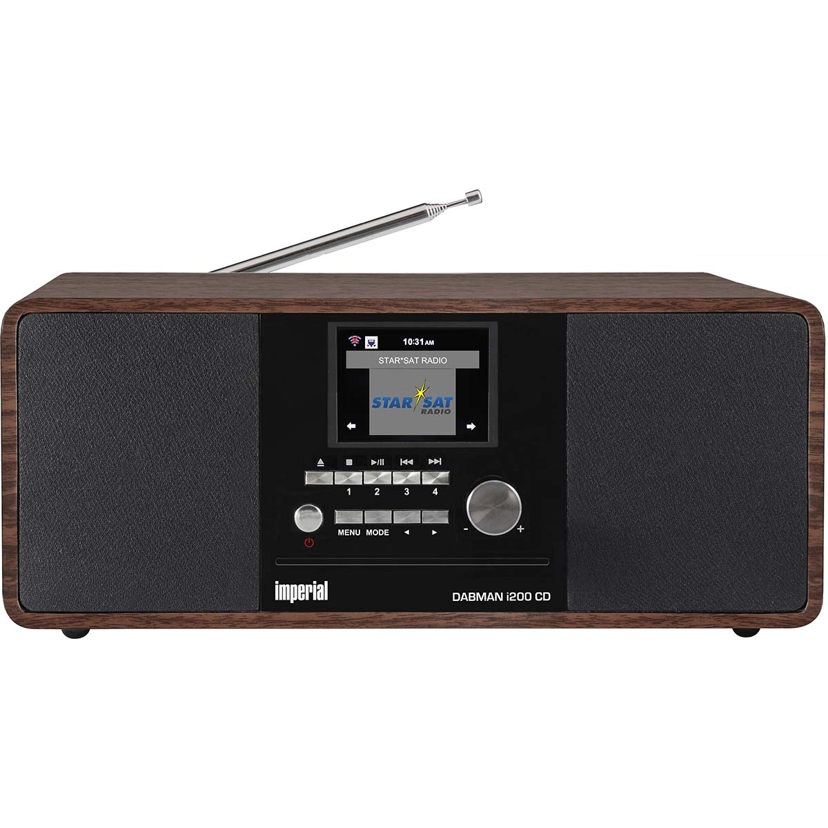 Radioodbiornik Imperial DABMAN i200 CD Radio FM DAB+ Internetowe Wi-Fi Drewno