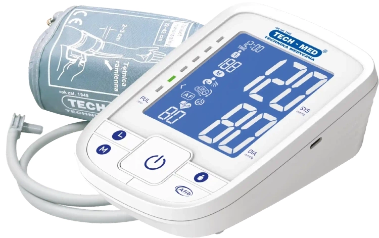 Ciśnieniomierz Tech-Med TMA-INTEL 11 Wykrywanie arytmii