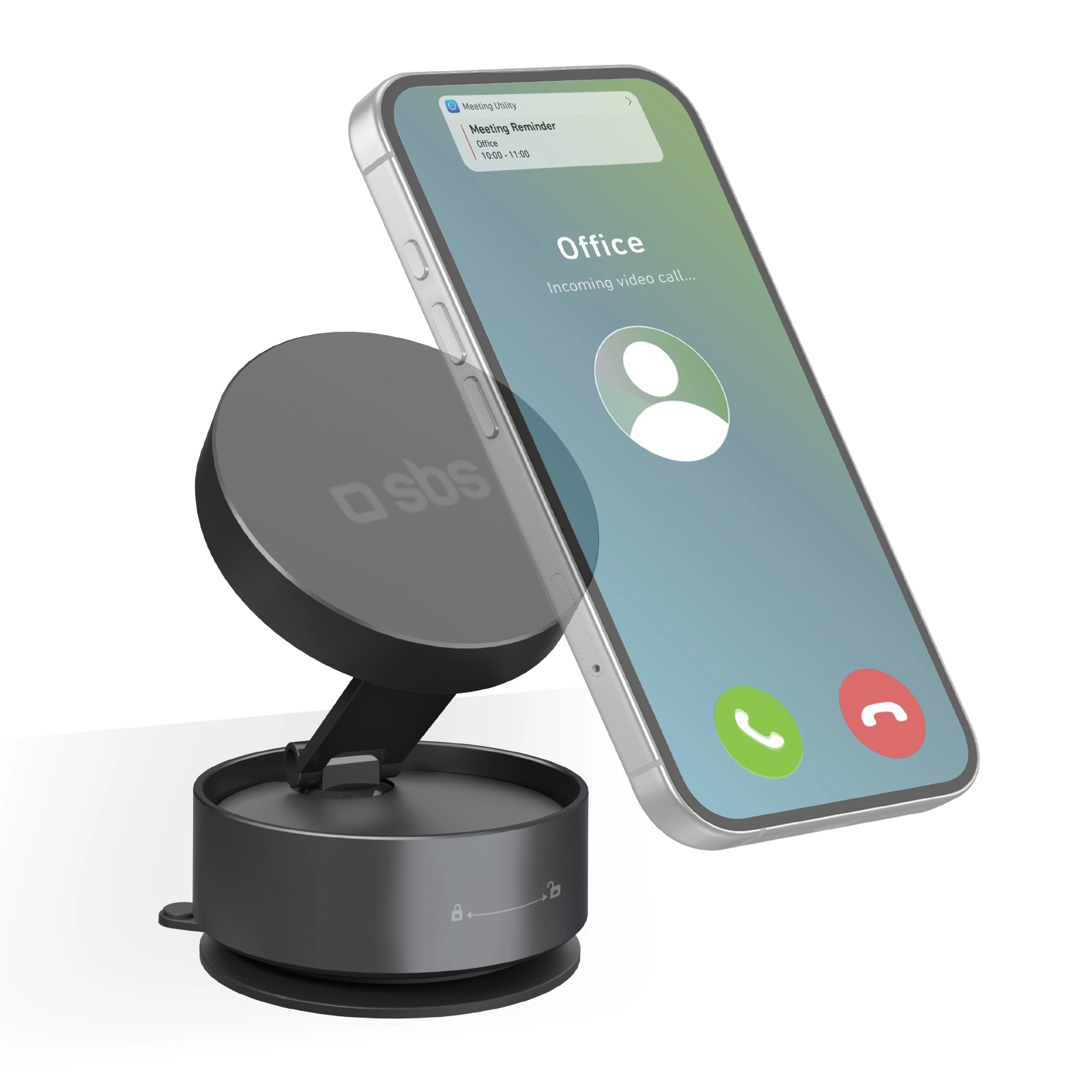 Uchwyt na telefon SBS TESUPSUCTIONMAG Magnetyczny na biurko