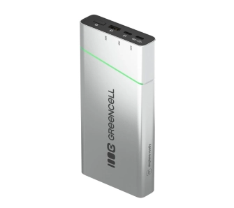 Powerbank Green Cell PBPLGC20P PowerPlay Pro 20800mAh 65W Srebrny