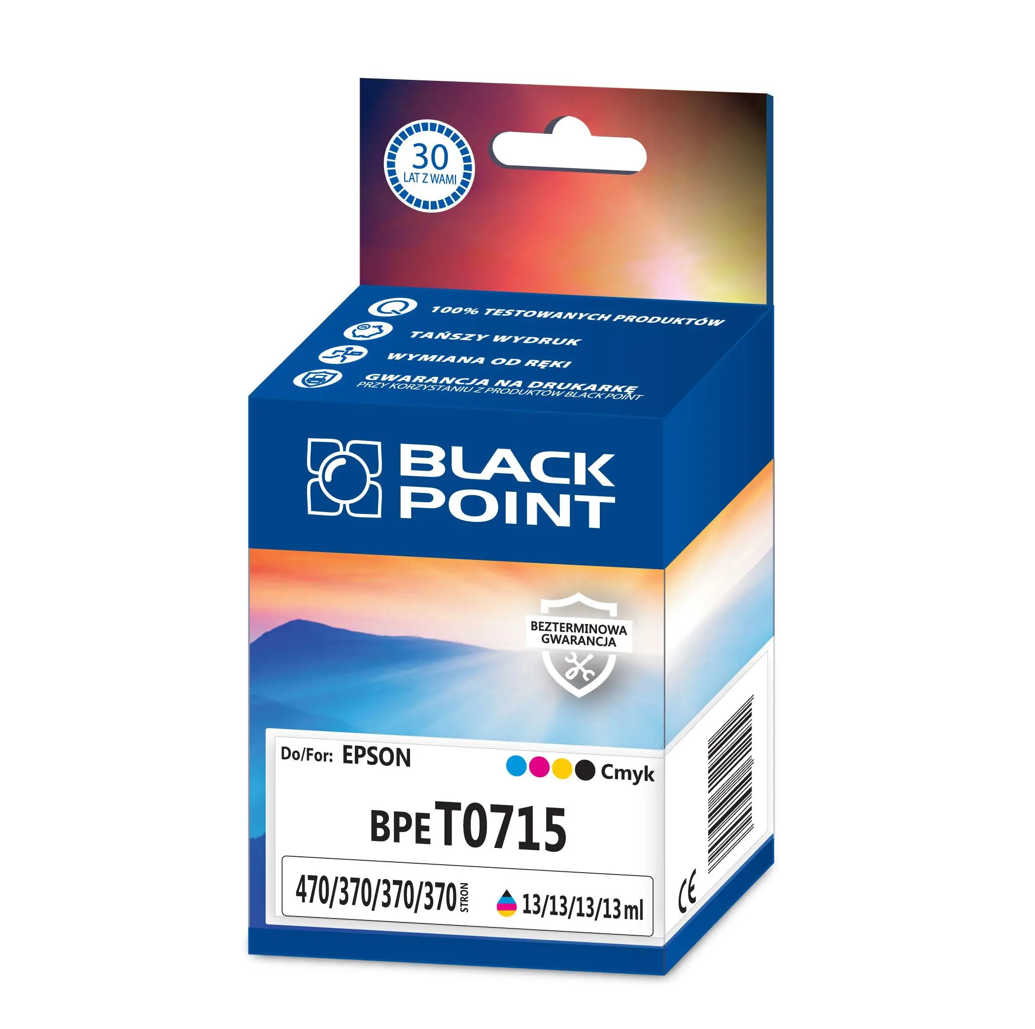 Tusz Black Point BPET0715 (zamiennik T0715) Kolor 11 ml