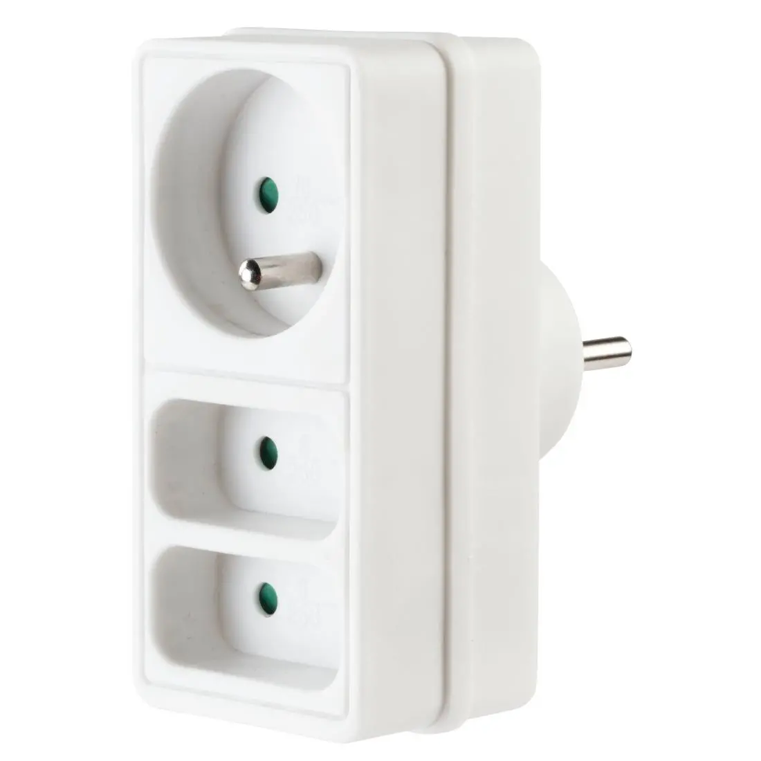 Gniazdo sieciowe Hama 44047780 3 gniazda Biały