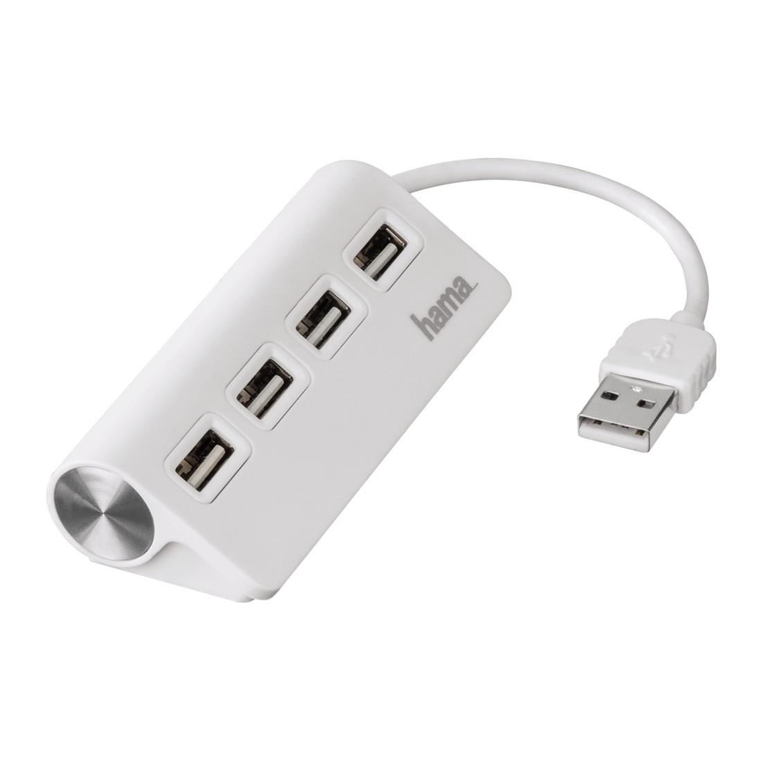 Hama 12178 4 x USB 2.0 (biały)