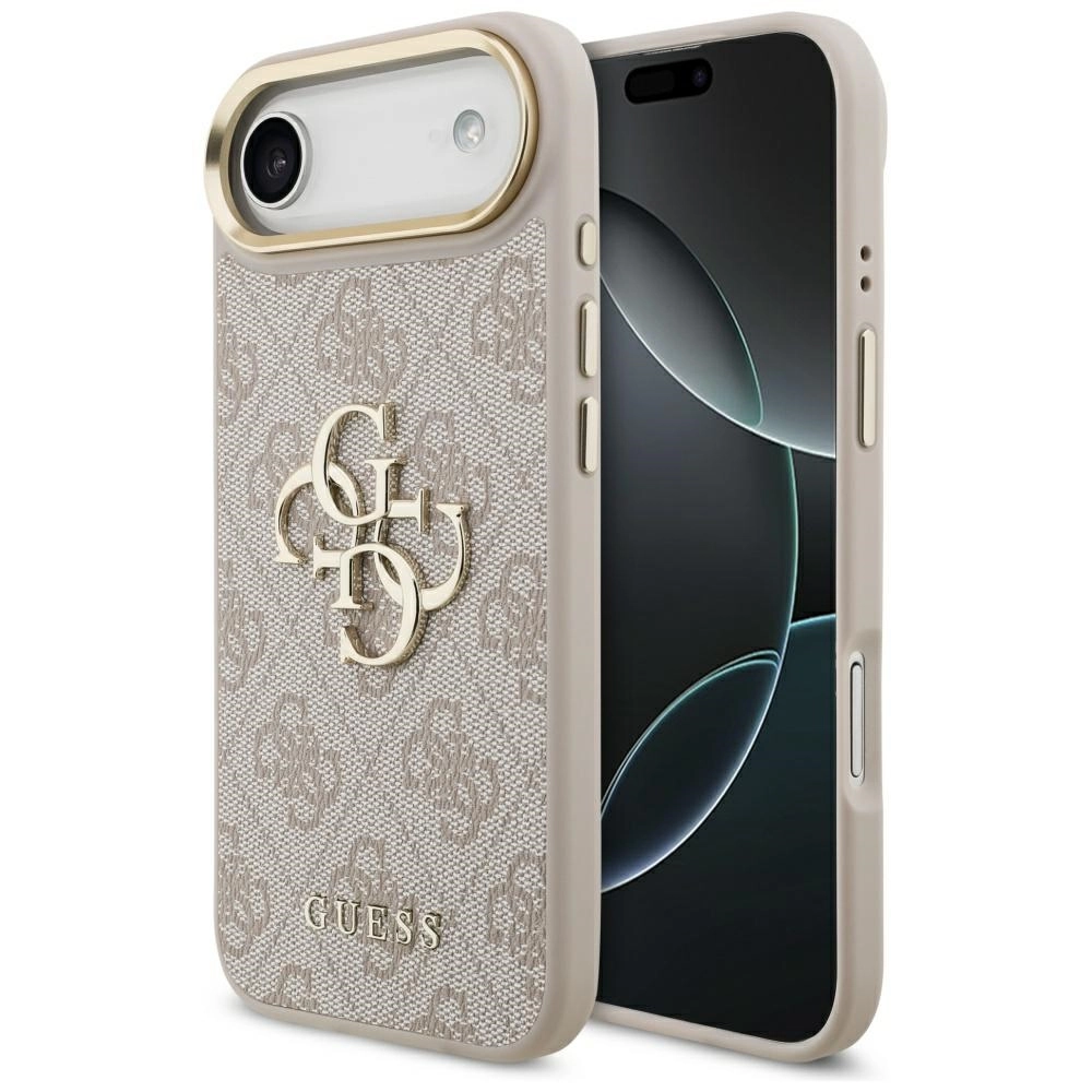 Etui Guess Big 4G Classic Logo do iPhone Air Różowy złoty