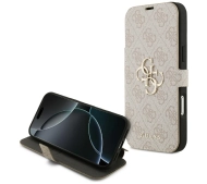 Guess Book 4G Metal Logo do iPhone 17 Pro Max Różowy