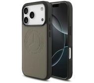 Mercedes-Benz Leather Vintage Logo MagSafe do iPhone 17 Pro taupe