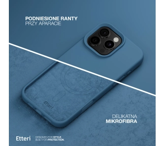 Etui Etteri Silicone Case do iPhone 15 Niebieski
