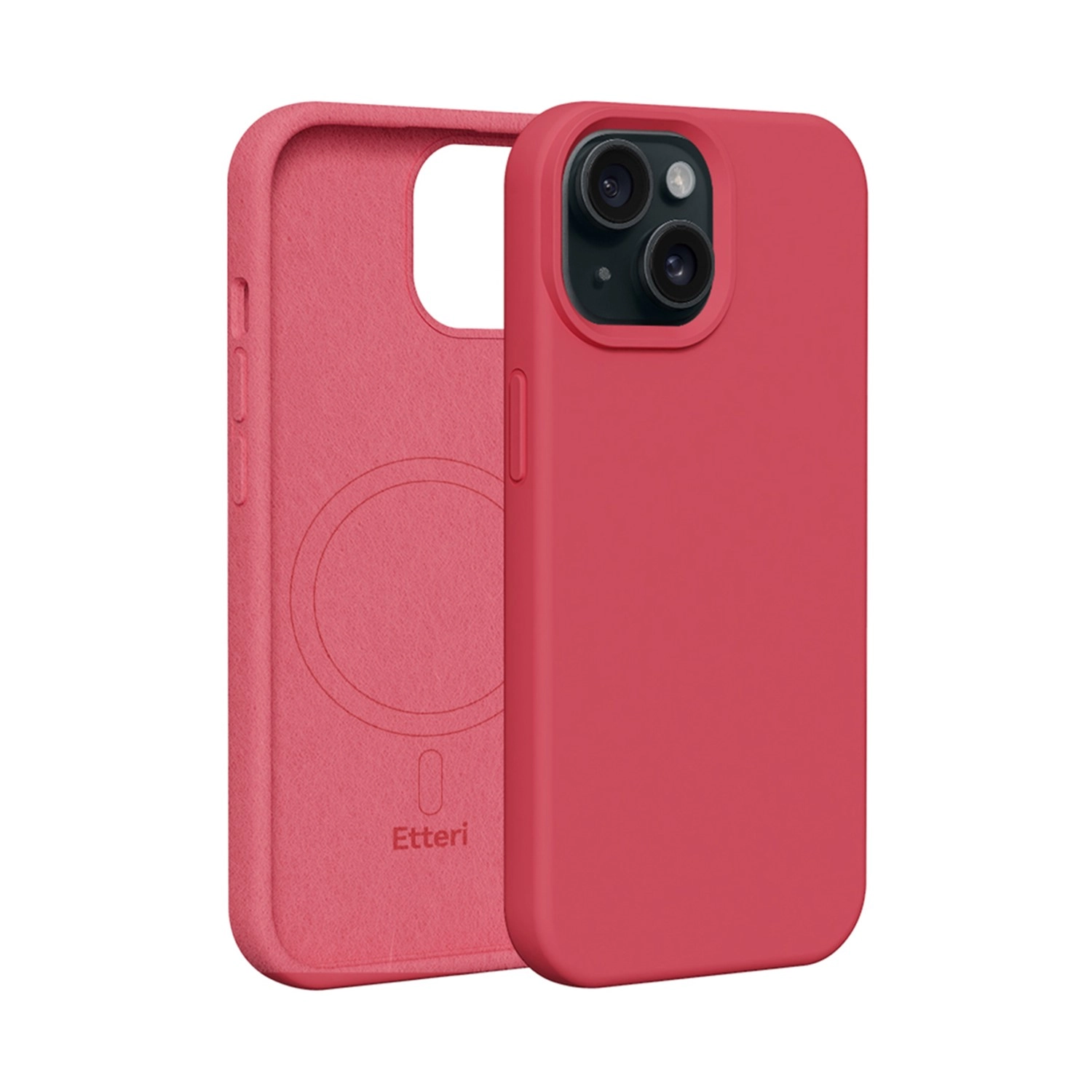Etui Etteri Silicone Case do iPhone 14 Malinowy