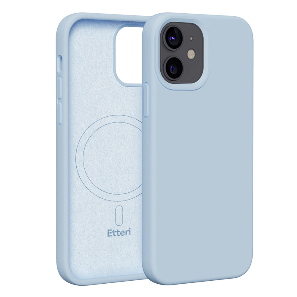 Etui Etteri Silicone Case do iPhone 12 Niebieski