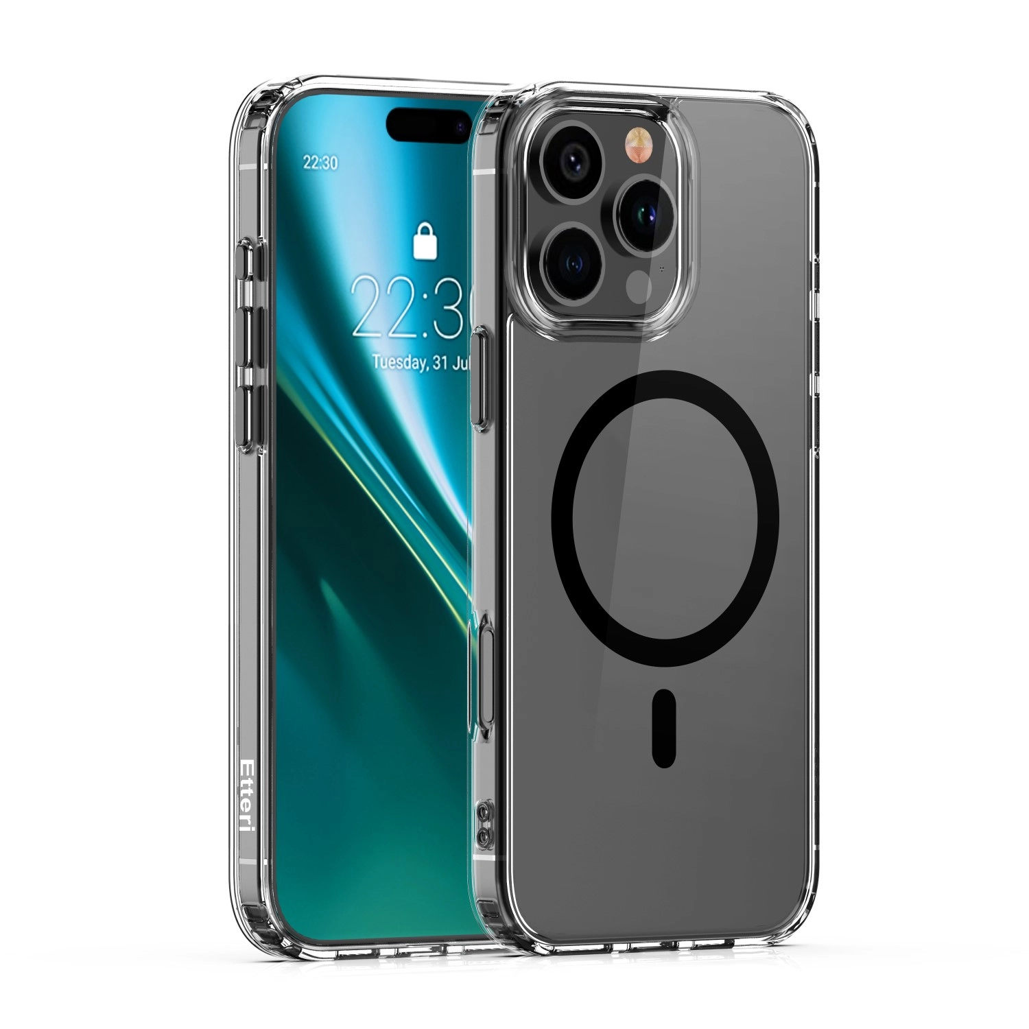 Etui Etteri Color Mag do iPhone 16 Pro Czarny