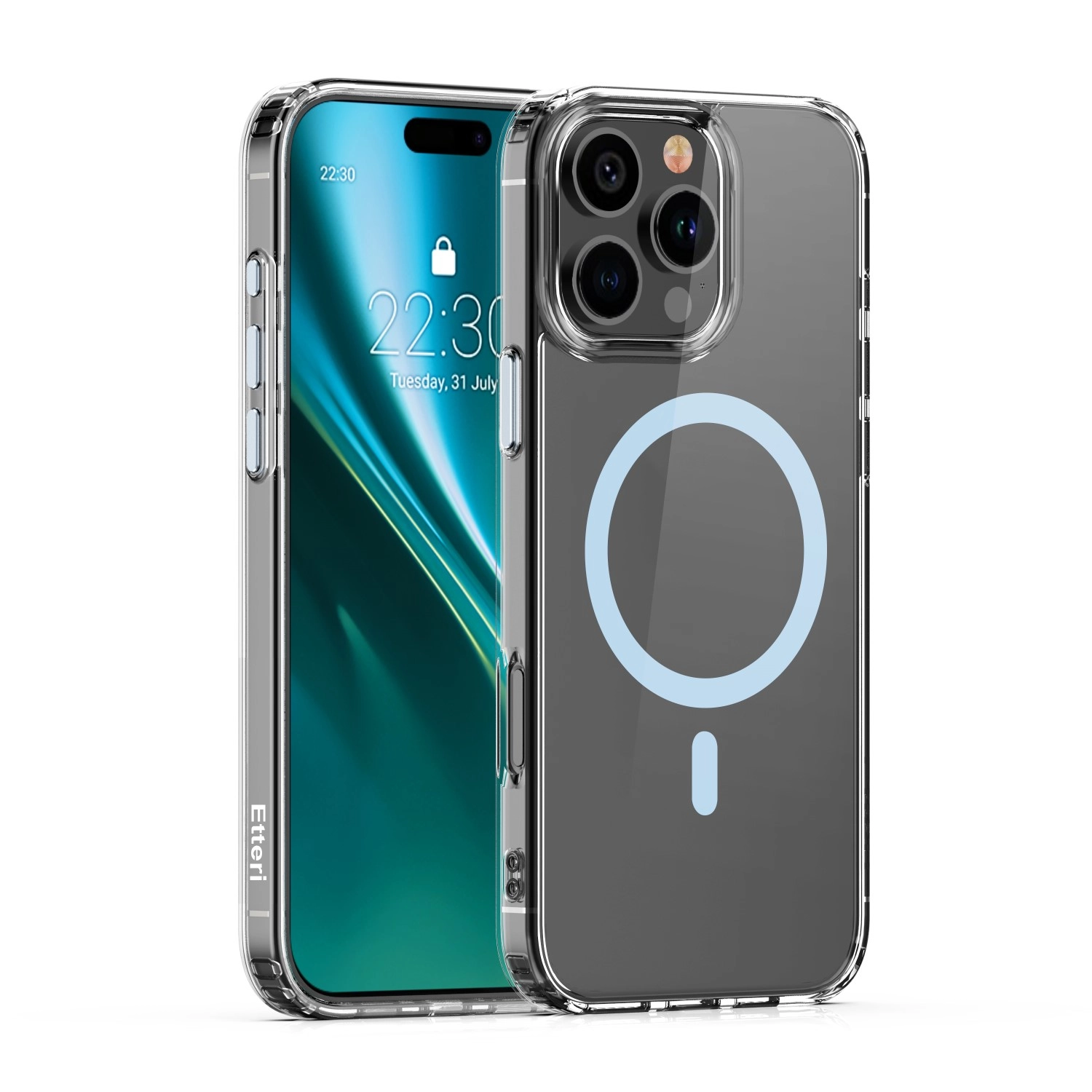 Etui Etteri Color Mag do iPhone 16 Pro Niebieski