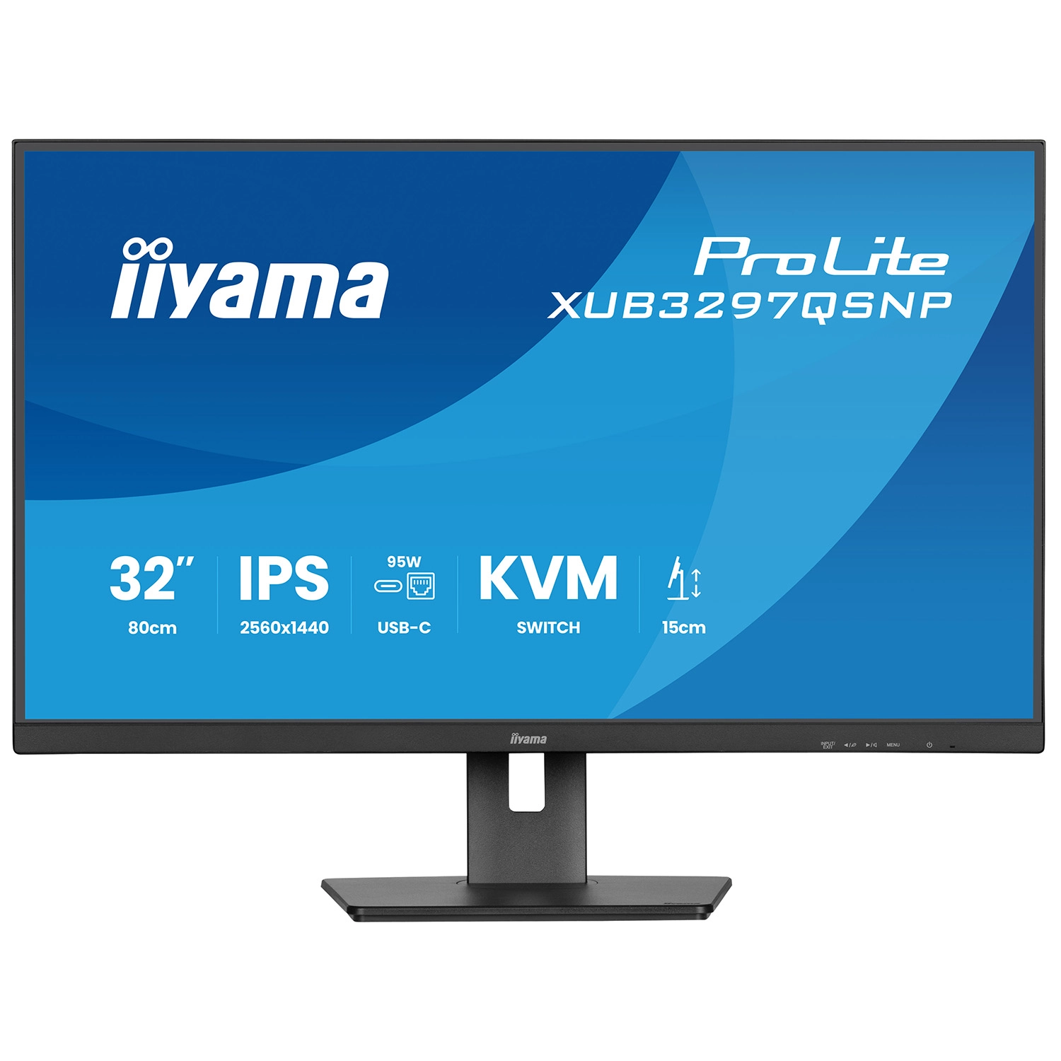 Monitor iiyama ProLite XUB3297QSNP-B1 32" IPS 2K 100Hz 1ms MPRT