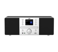 JVC RD-E874B 15W WI-Fi Bluetooth Radio FM, DAB Internetowe Czarno-srebrny