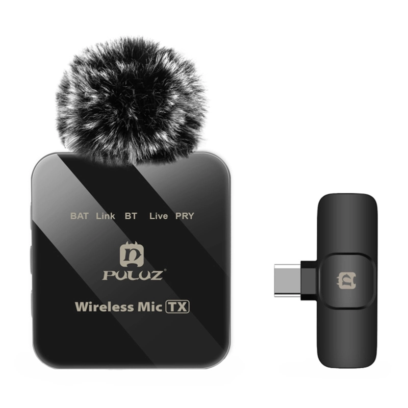 Mikrofon Puluz PU648B (USB) Bezprzewodowy Pojemnościowy Czarny