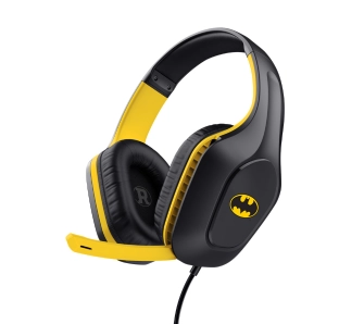 Słuchawki przewodowe z mikrofonem Trust GXT 415BM Zirox Batman Nauszne Czarny Batman