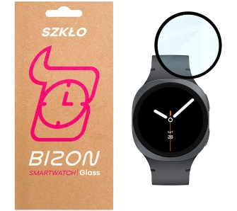 Szkło hybrydowe Bizon Edge Hybrid do Samsung Galaxy Watch 8 40 mm