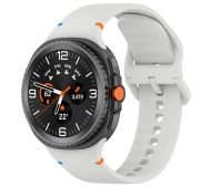 Bizon Strap Watch Silicone G do Samsung Galaxy Watch 8 40 mm / 44 mm / Samsung Galaxy Watch 8 Classic 46 mm jasnoszary