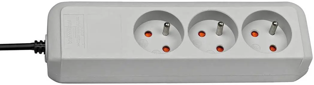 Przedłużacz Brennenstuhl Eco-Line 141194 3 gniazda 1,5m Szary