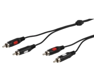 Vivanco 46013 RCA 2,5m Czarny